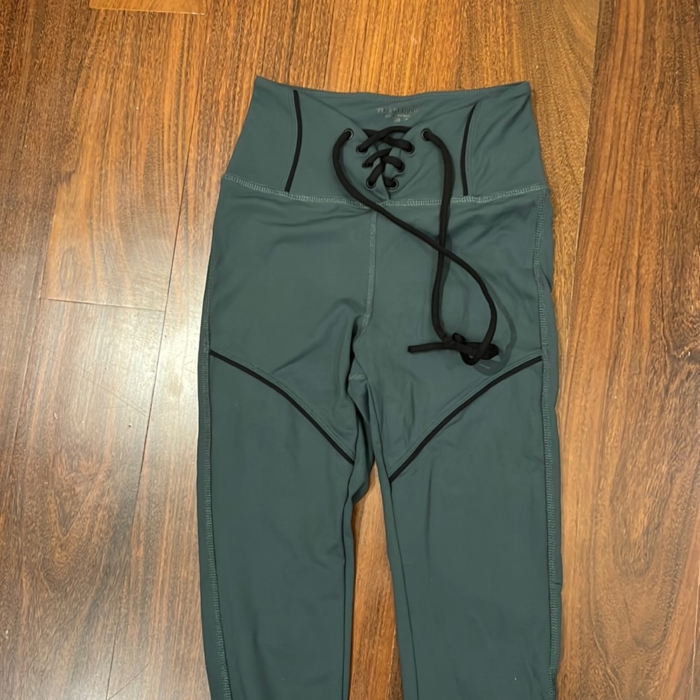 Year of Ours green football leggings